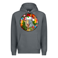Rock Saanen Goat Christmas Premium Hoodie - LillyAllenDesigns
