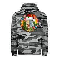 Slate Camo Saanen Goat Christmas Premium Hoodie - LillyAllenDesigns