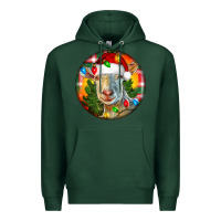Sports Green Saanen Goat Christmas Premium Hoodie - LillyAllenDesigns