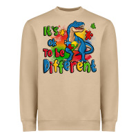 Mushroom it's ok to be different autism trex Heavyweight Sweatshirt - Zillion Design Studio