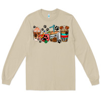 Dogs Coffee Cups Long Sleeve Tee | Teevron