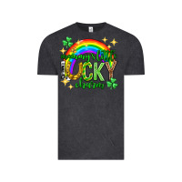 Vintage Black St. Patrick's Day Mommy's little lucky charm Vintage Tee - Neo Western