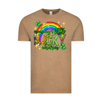 Vintage Coffee St. Patrick's Day Mommy's little lucky charm Vintage Tee - Neo Western