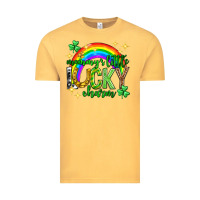 Vintage Mustard St. Patrick's Day Mommy's little lucky charm Vintage Tee - Neo Western