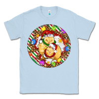 Dusty Blue Christmas chick Classic Tee - Artiststas