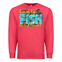 Cardinal born to fish forced to work Premium Sweatshirt - NancyCooperArtShop