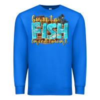 True Royal born to fish forced to work Premium Sweatshirt - NancyCooperArtShop
