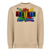 Mushroom my brother is ausome autism Heavyweight Sweatshirt - Zillion Design Studio