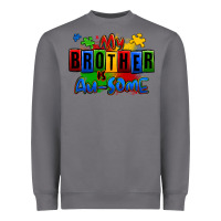 Storm my brother is ausome autism Heavyweight Sweatshirt - Zillion Design Studio