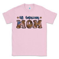 Bubblegum Pink all american mom Classic Tee - BundleAndBundleShop