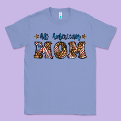 All American Mom Classic Tee Designed By Bundleandbundleshop