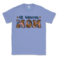 Colony Blue all american mom Classic Tee - BundleAndBundleShop