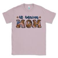 Lilac all american mom Classic Tee - BundleAndBundleShop