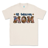 Natural all american mom Classic Tee - BundleAndBundleShop