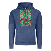 Vintage Denim mama mama mama mama Vintage Hoodie - Zillion Design Studio