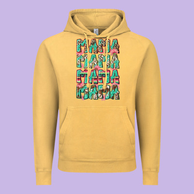 Mama Mama Mama Mama Vintage Hoodie Designed By Zillion Design Studio