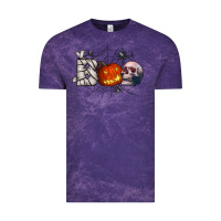 Cloud Purple boo Vintage Tee - CowhideDigitalArt