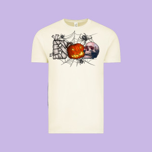 Boo Vintage Tee Designed By Cowhidedigitalart