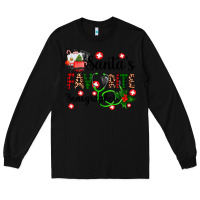 Black santa's favorite sonographer Long Sleeve Tee - AdoDesignShop