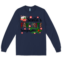 Navy santa's favorite sonographer Long Sleeve Tee - AdoDesignShop