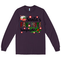 Plum santa's favorite sonographer Long Sleeve Tee - AdoDesignShop