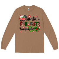 Toasted Coconut santa's favorite sonographer Long Sleeve Tee - AdoDesignShop