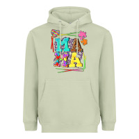 Matcha Autism Mama Heavyweight Hoodie - NancyCooperArtShop