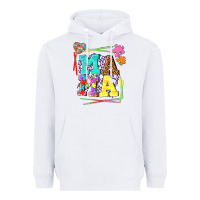 White Autism Mama Heavyweight Hoodie - NancyCooperArtShop