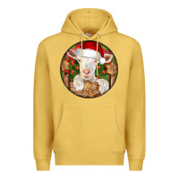 Antique Gold Baby Cashmere Goat Christmas Premium Hoodie - LillyAllenDesigns