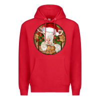 Red Baby Cashmere Goat Christmas Premium Hoodie - LillyAllenDesigns