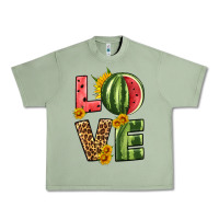 Oil Green love watermelon Urban Heavy Tee - HRA Design Shop