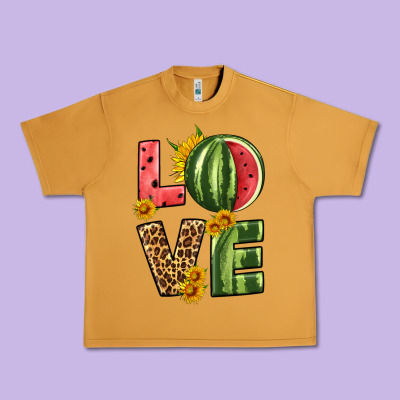 Love Watermelon Urban Heavy Tee Designed By Hra Design Shop