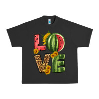 Pigment Black love watermelon Urban Heavy Tee - HRA Design Shop
