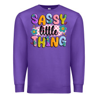 Purple sassy little thing Premium Sweatshirt - MaliasSmallBusiness