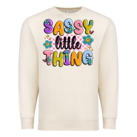 Sandshell sassy little thing Premium Sweatshirt - MaliasSmallBusiness