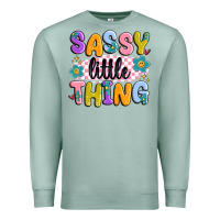 Seafoam sassy little thing Premium Sweatshirt - MaliasSmallBusiness