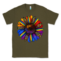 Army Green pride sunflower Classic Tee - JahusDesignShop