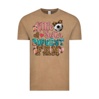 Vintage Coffee little sister biggest fan soccer Vintage Tee - HRA Design Shop