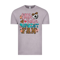 Vintage Zinc little sister biggest fan soccer Vintage Tee - HRA Design Shop