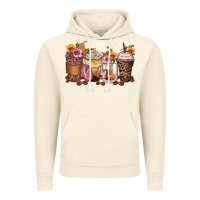 Vintage Artic leopard rose glitter flowers coffee cups Vintage Hoodie - Zillion Design Studio