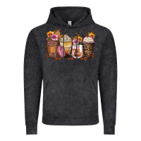Vintage Black leopard rose glitter flowers coffee cups Vintage Hoodie - Zillion Design Studio