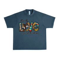 Midnight Navy for the love love of the horses Urban Heavy Tee - CowhideDigitalArt