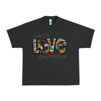 Pigment Black for the love love of the horses Urban Heavy Tee - CowhideDigitalArt