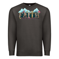 Smoke faith can move mountains cross Premium Sweatshirt - NancyCooperArtShop