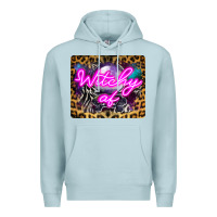 Blue Mist Witchy Af Crystal Ball Premium Hoodie - LillyAllenDesigns