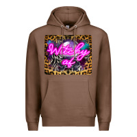 Chestnut Witchy Af Crystal Ball Premium Hoodie - LillyAllenDesigns