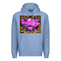 Colony Blue Witchy Af Crystal Ball Premium Hoodie - LillyAllenDesigns