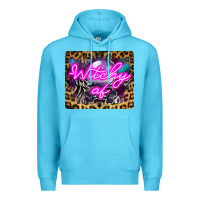 Ocean Blue Witchy Af Crystal Ball Premium Hoodie - LillyAllenDesigns