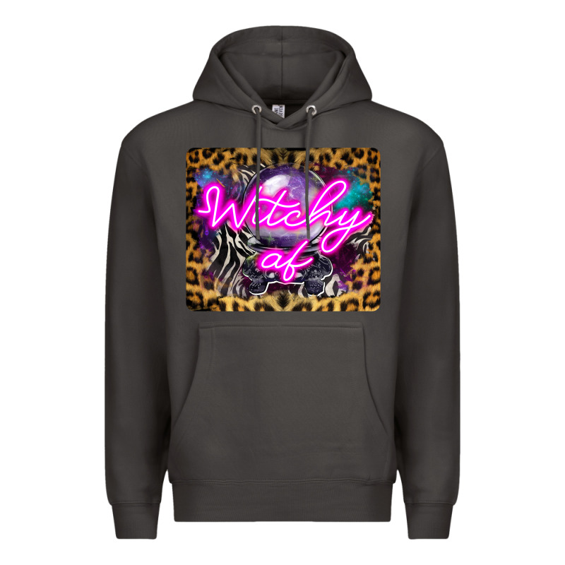 Witchy Af Crystal Ball Premium Hoodie by LillyAllenDesigns | Teevron