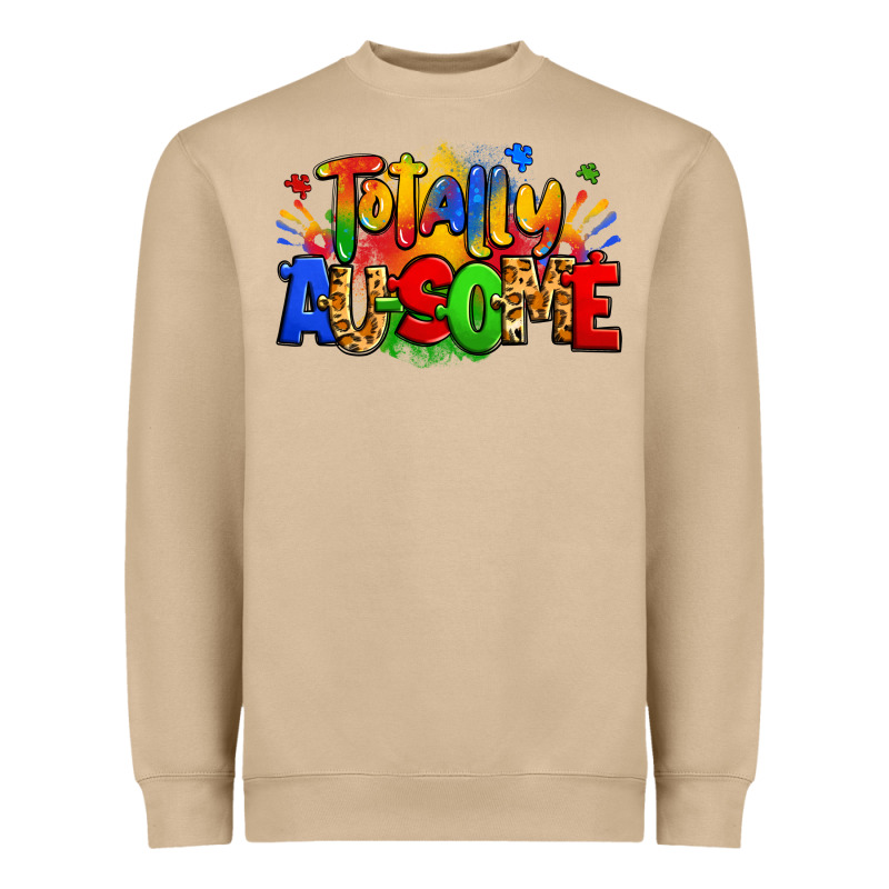 Totally Ausome Autism Heavyweight Sweatshirt by Zillion Design Studio | Teevron